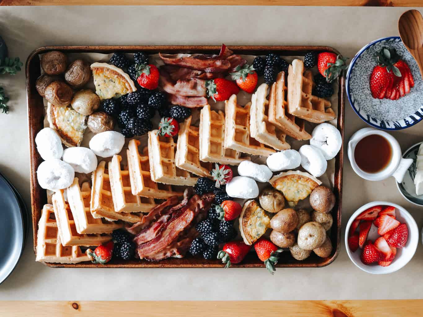 mother's day brunch board