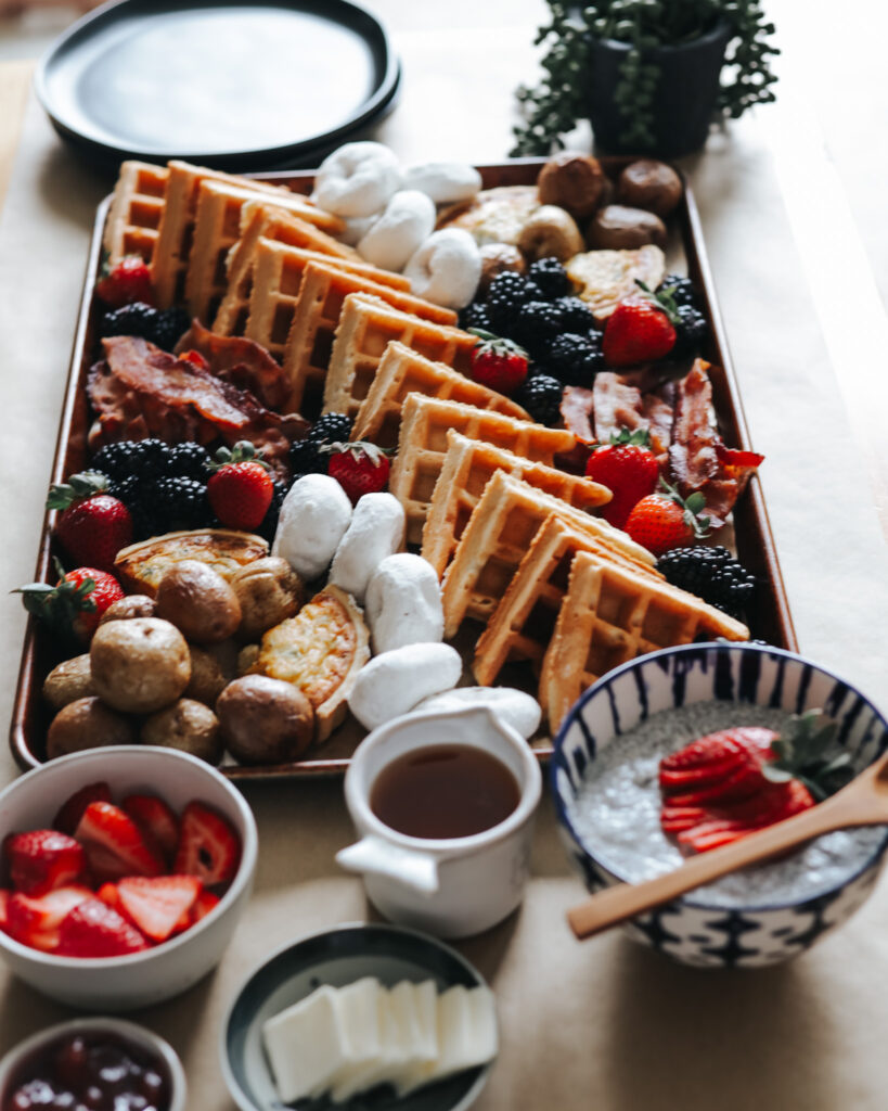 mother's day brunch board